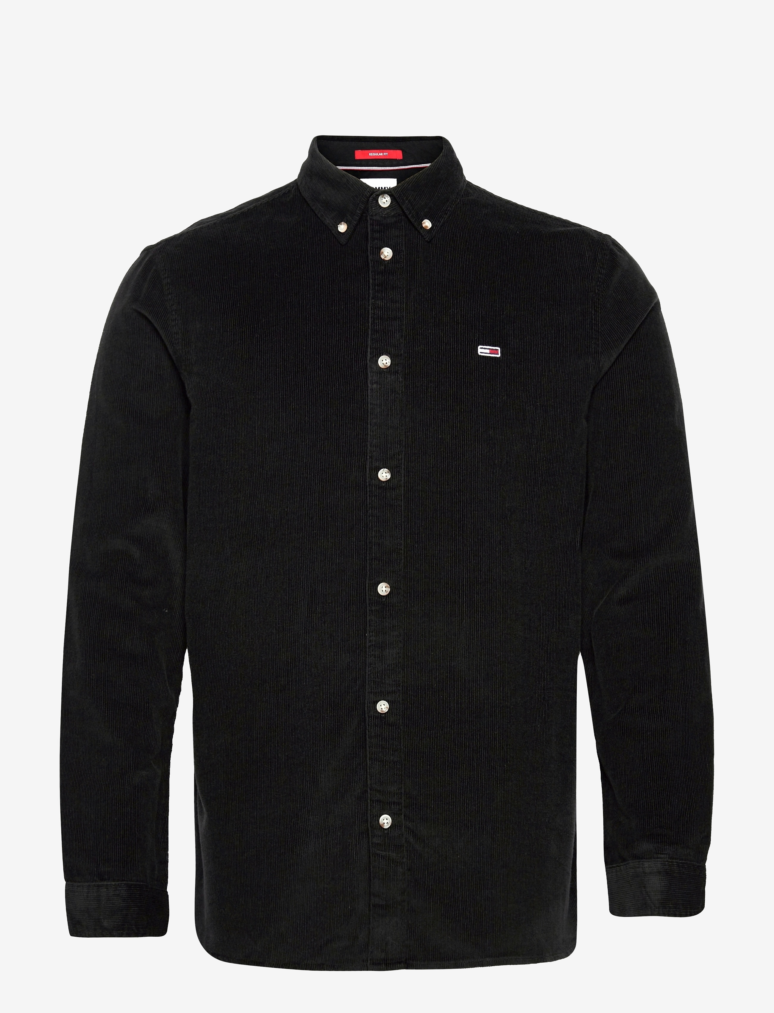 Tommy Jeans - TJM REGULAR CORD SHIRT - black - 0