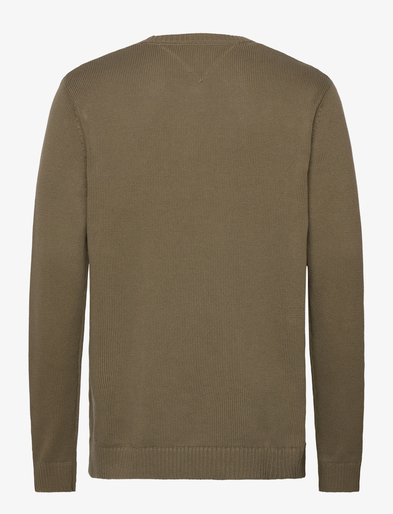 Tommy Jeans - TJM ESSENTIAL CREW NECK SWEATER - knitted round necks - drab olive green - 1