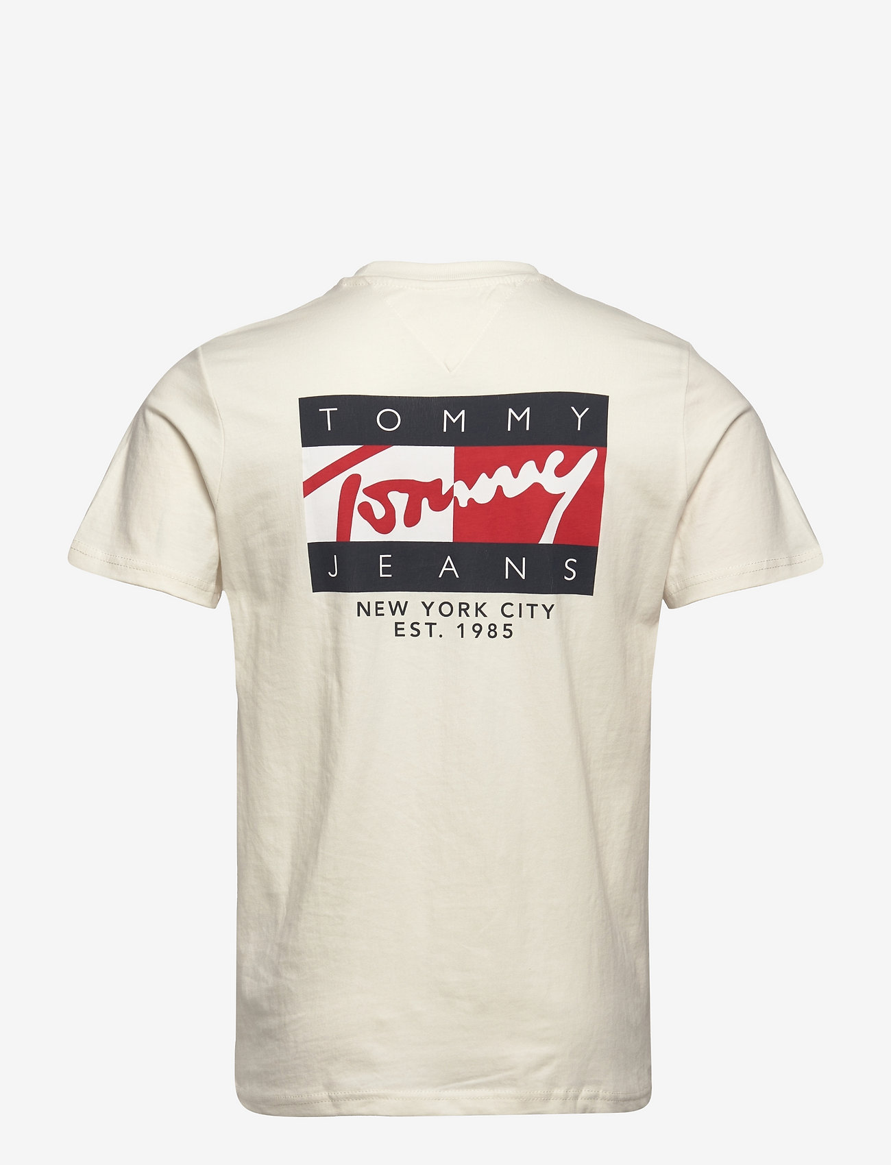 Tommy Jeans - TJM VINTAGE FLAG SIGNATURE TEE - ivory - 1