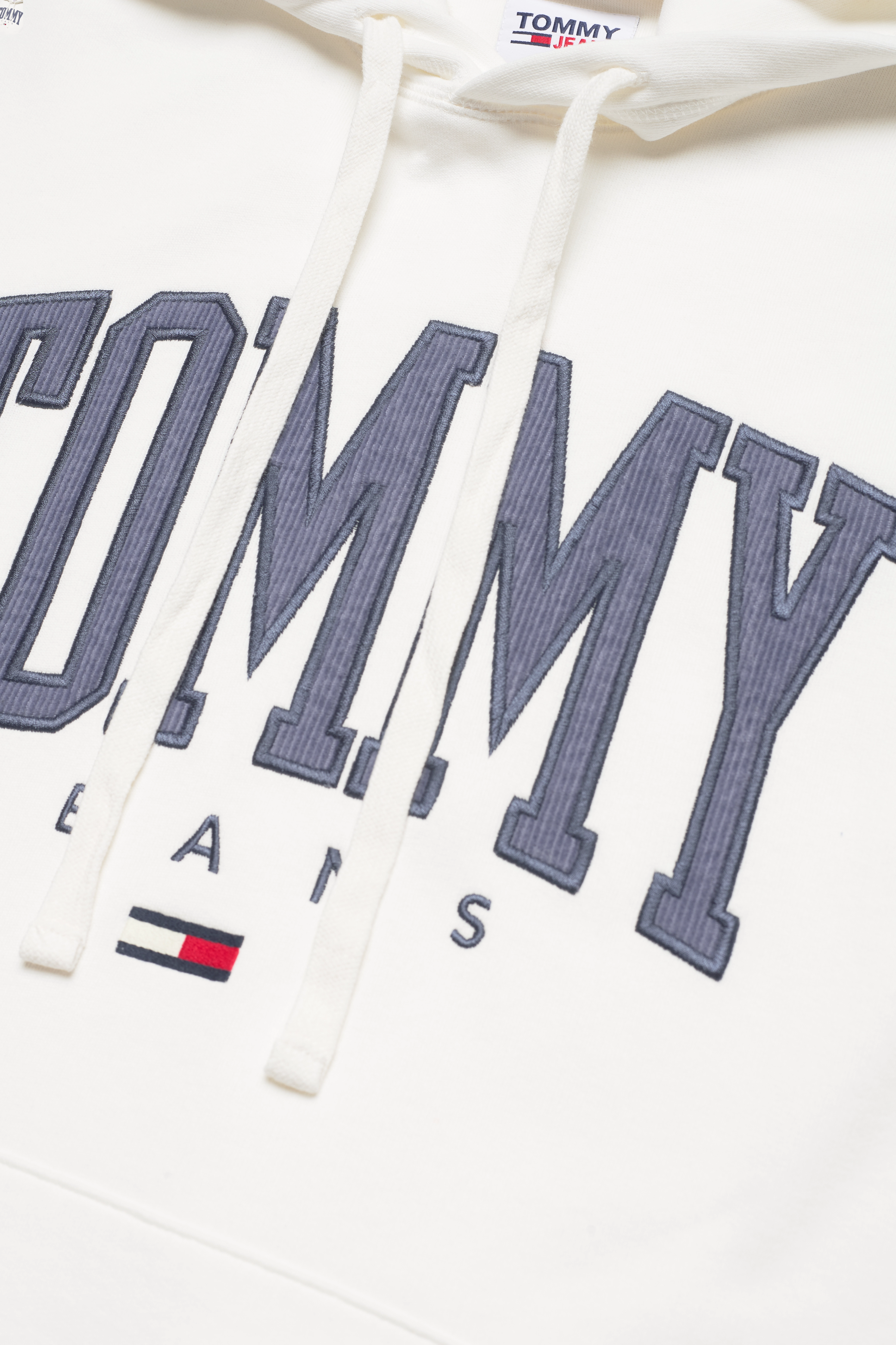 Tommy Jeans - ABO TJM COLLEGIATE HOODIE - ivory silk - 2