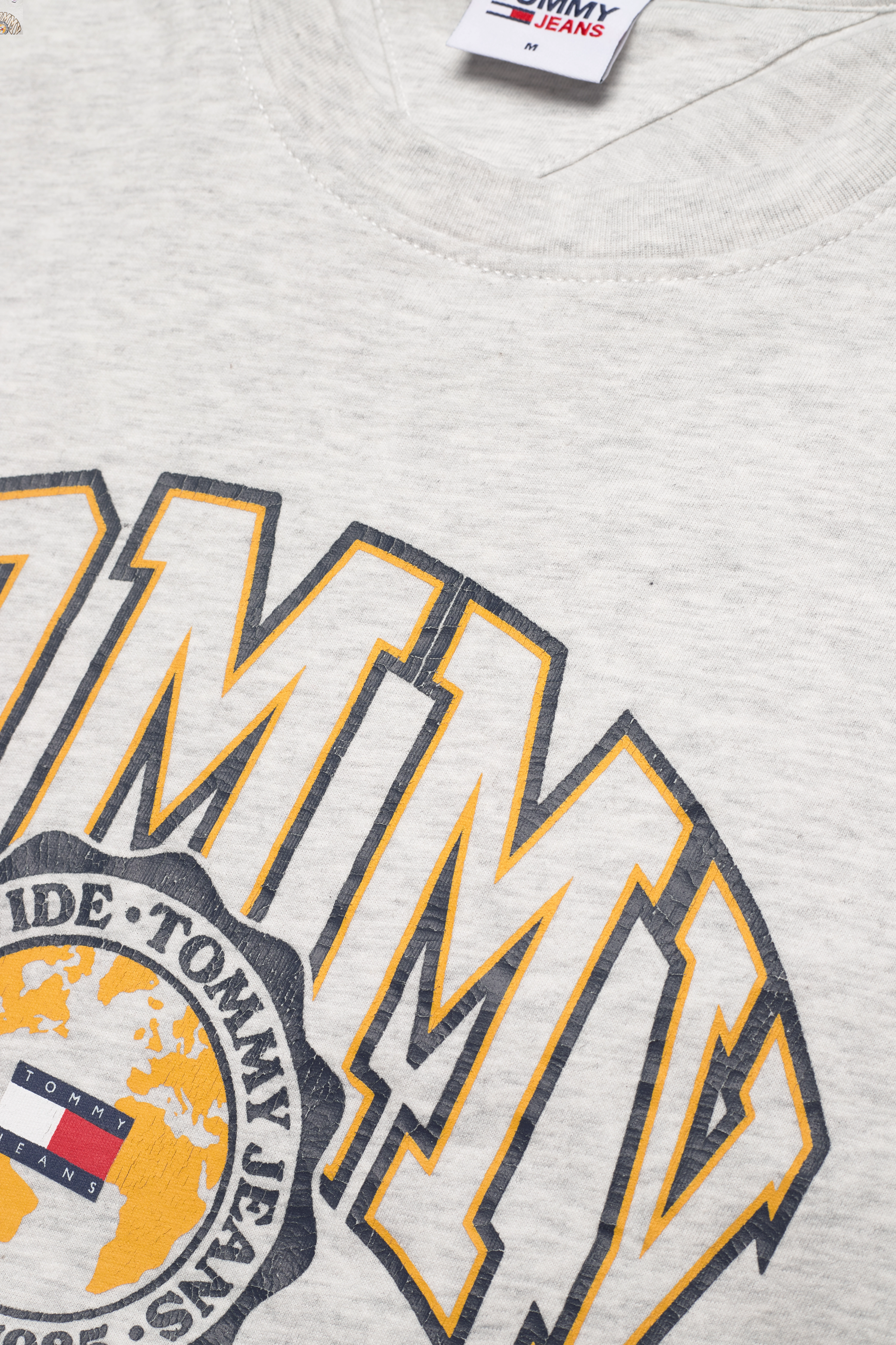 Tommy Jeans - TJM BOLD COLLEGE GRAPHIC TEE - silver grey htr - 2