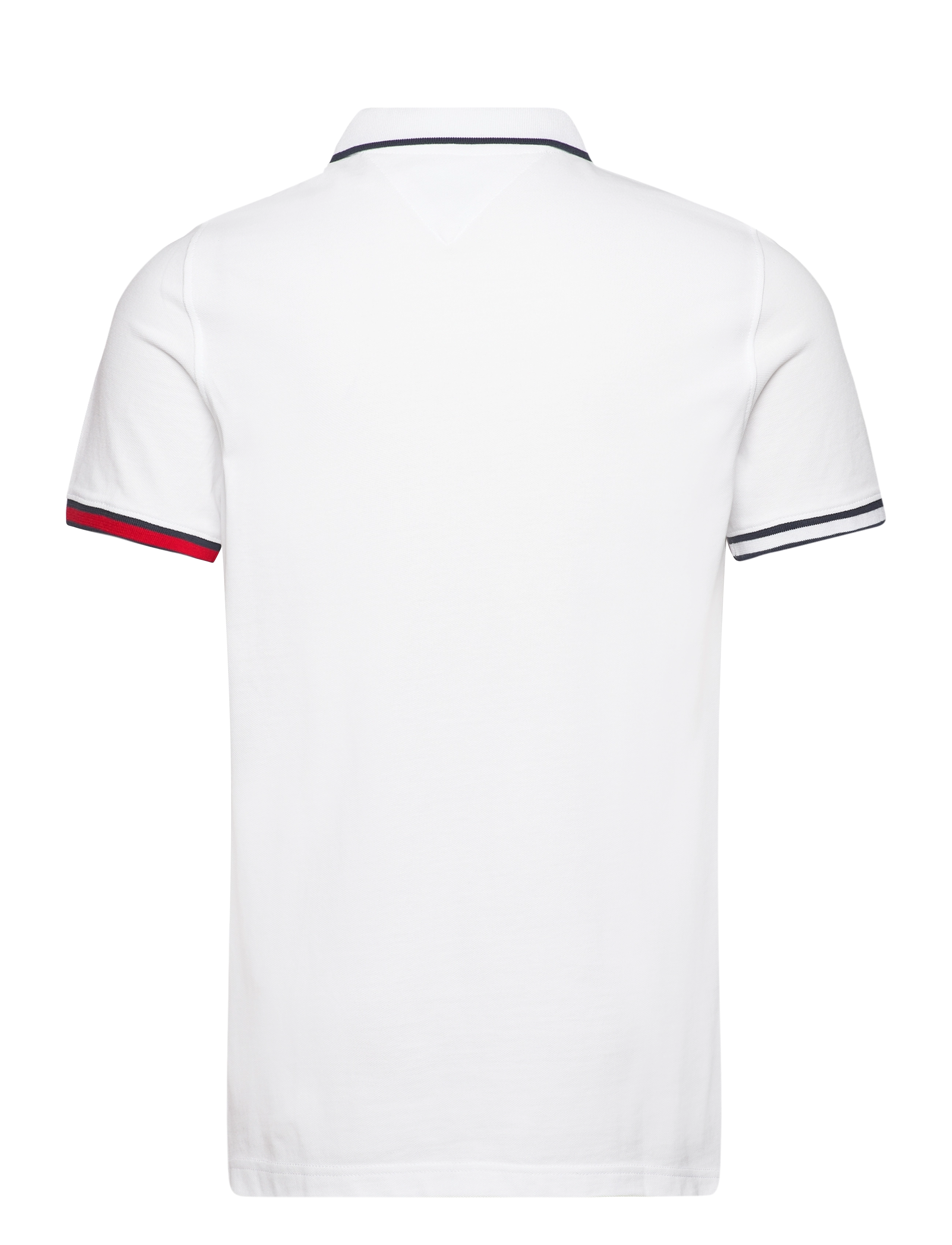 Tommy Jeans - TJM SLIM FLAG CUFFS POLO - white - 1