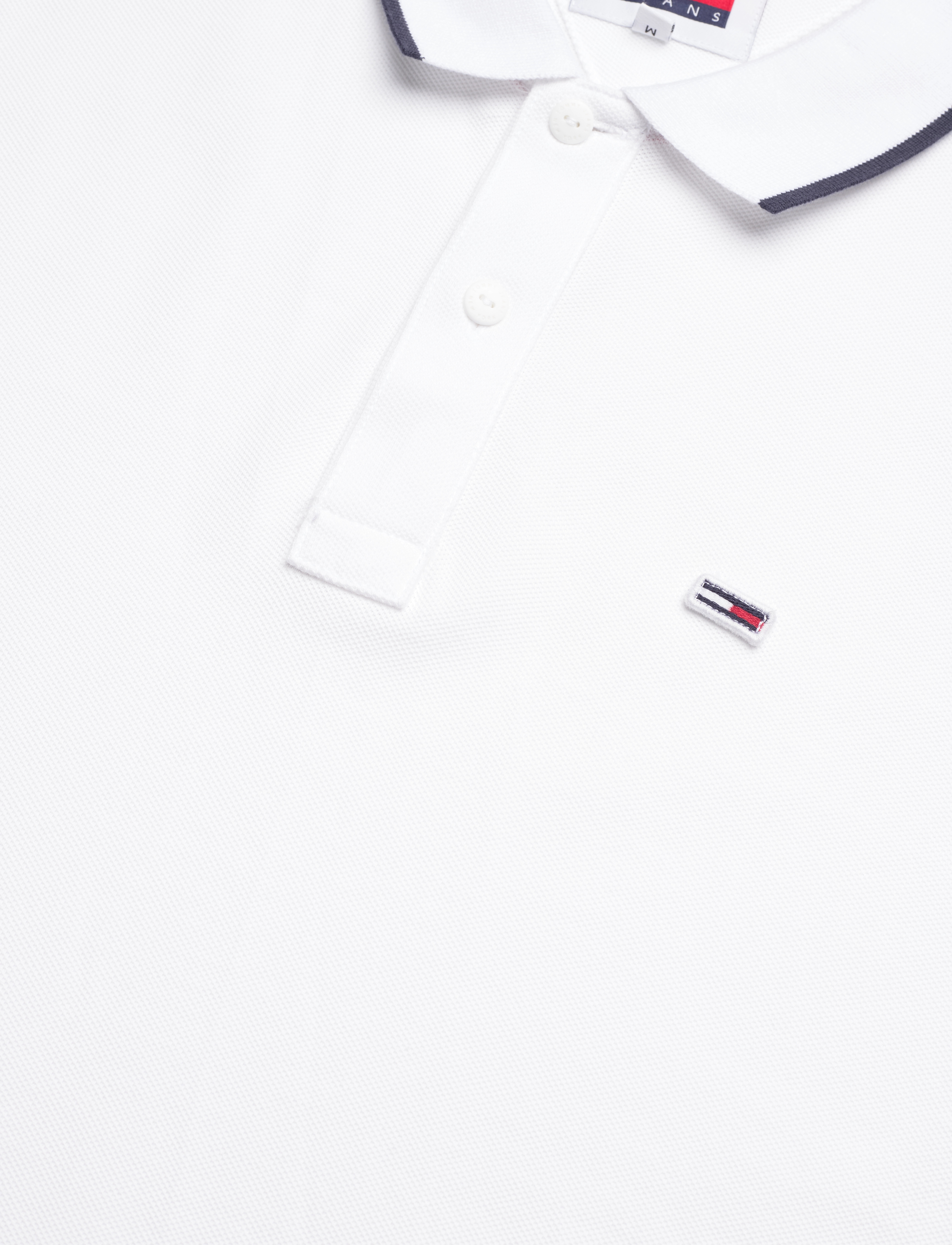 Tommy Jeans - TJM SLIM FLAG CUFFS POLO - white - 2