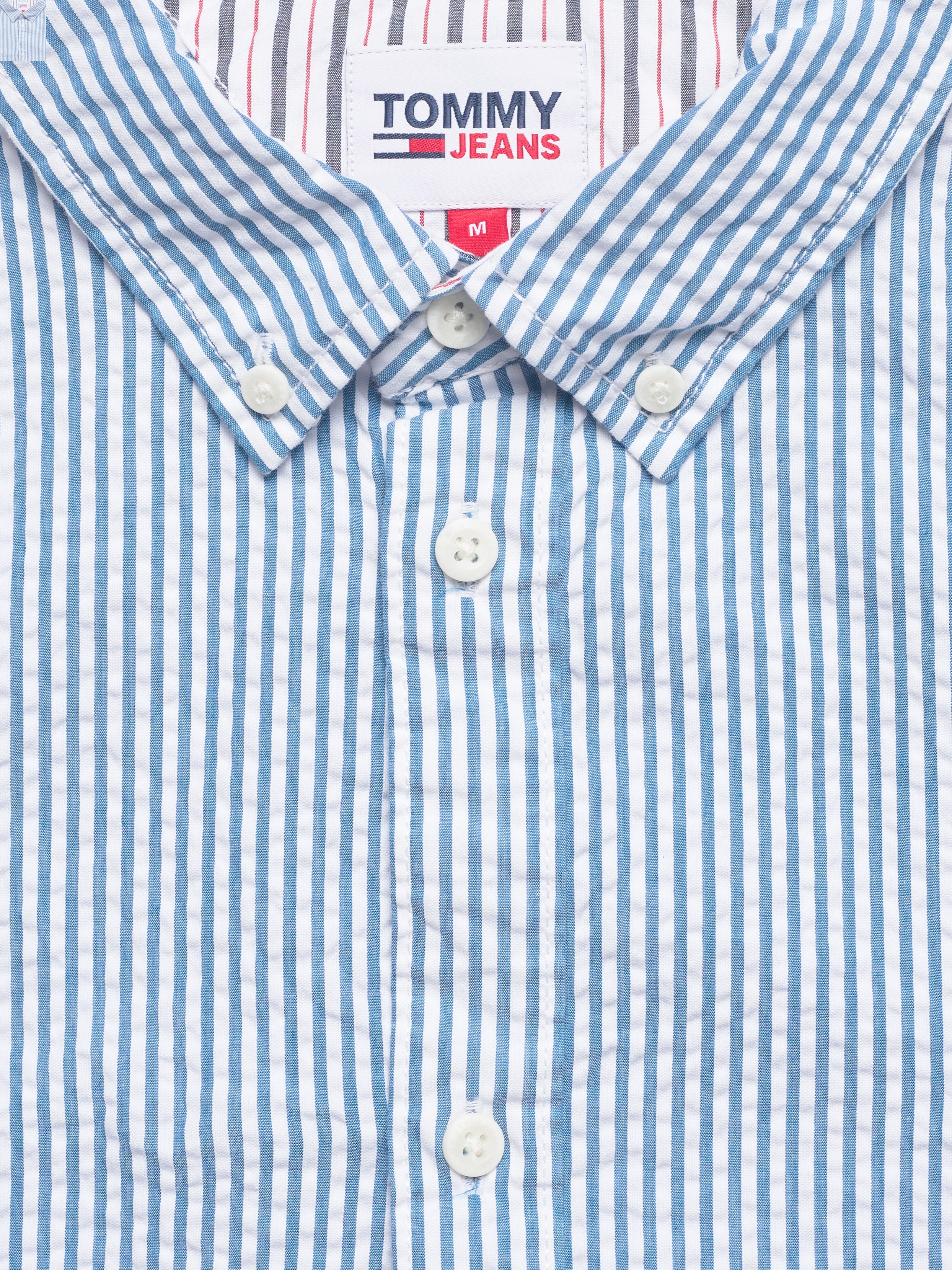Tommy Jeans - TJM CASUAL STRIPE SHIRT - regatta blue/white stripe - 2