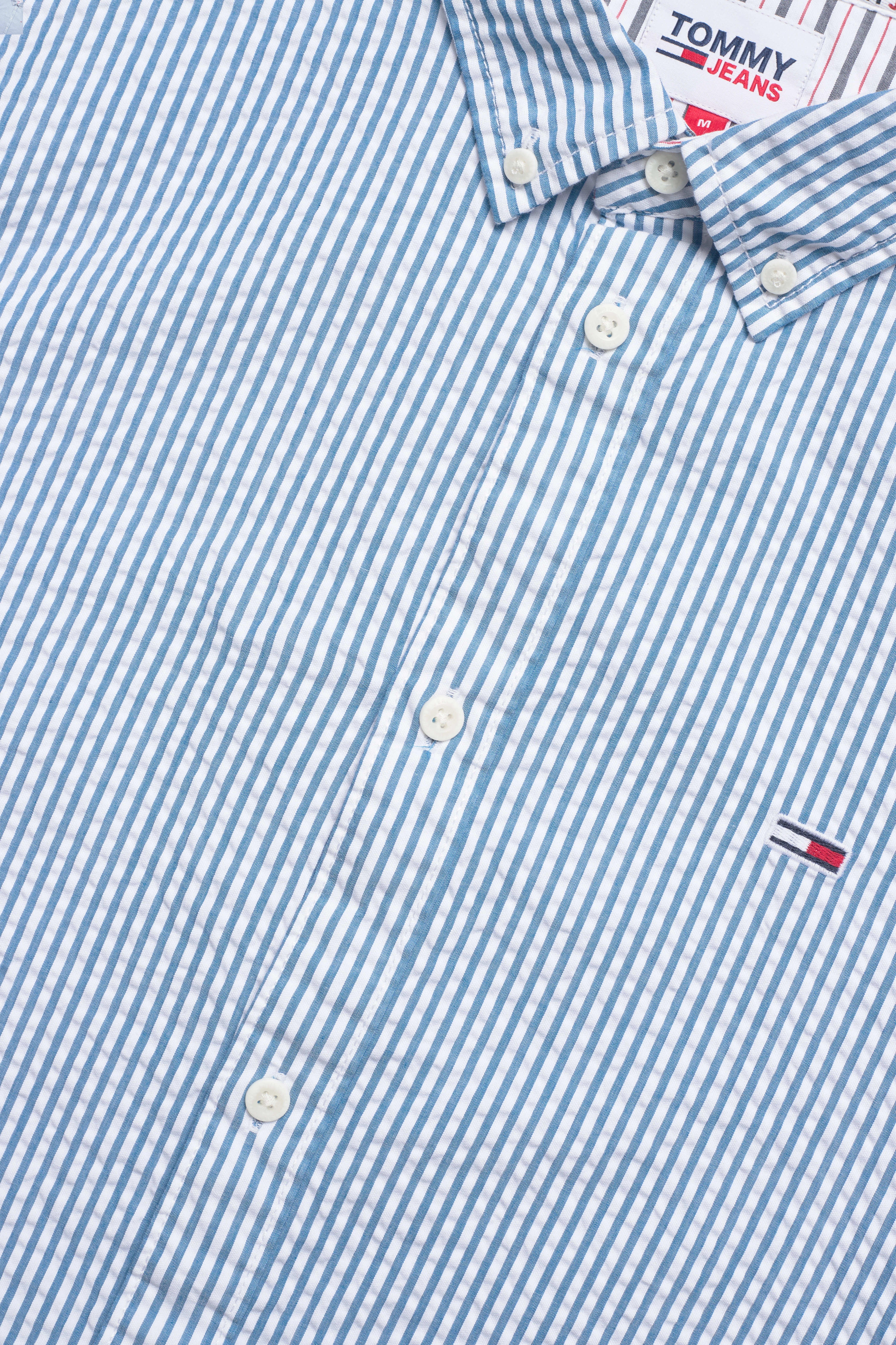 Tommy Jeans - TJM CASUAL STRIPE SHIRT - regatta blue/white stripe - 3
