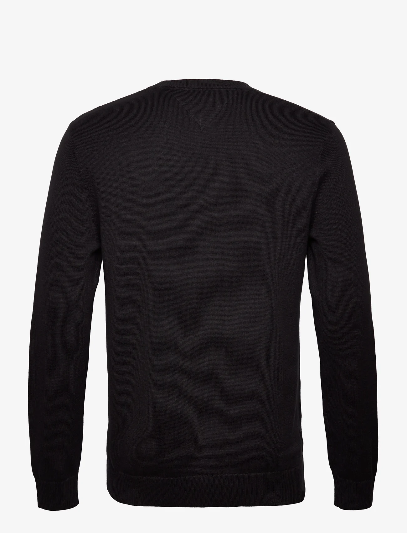 Tommy Jeans - TJM ESSENTIAL LIGHT SWEATER - basic knitwear - black - 1