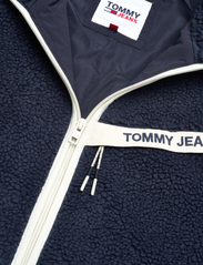 Tommy Jeans - TJM BINDING SHERPA JACKET - kurtki polarowe - twilight navy - 5