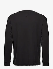 Tommy Jeans - TJM CLSC WAFFLE LS TEE - t-shirts - black - 1