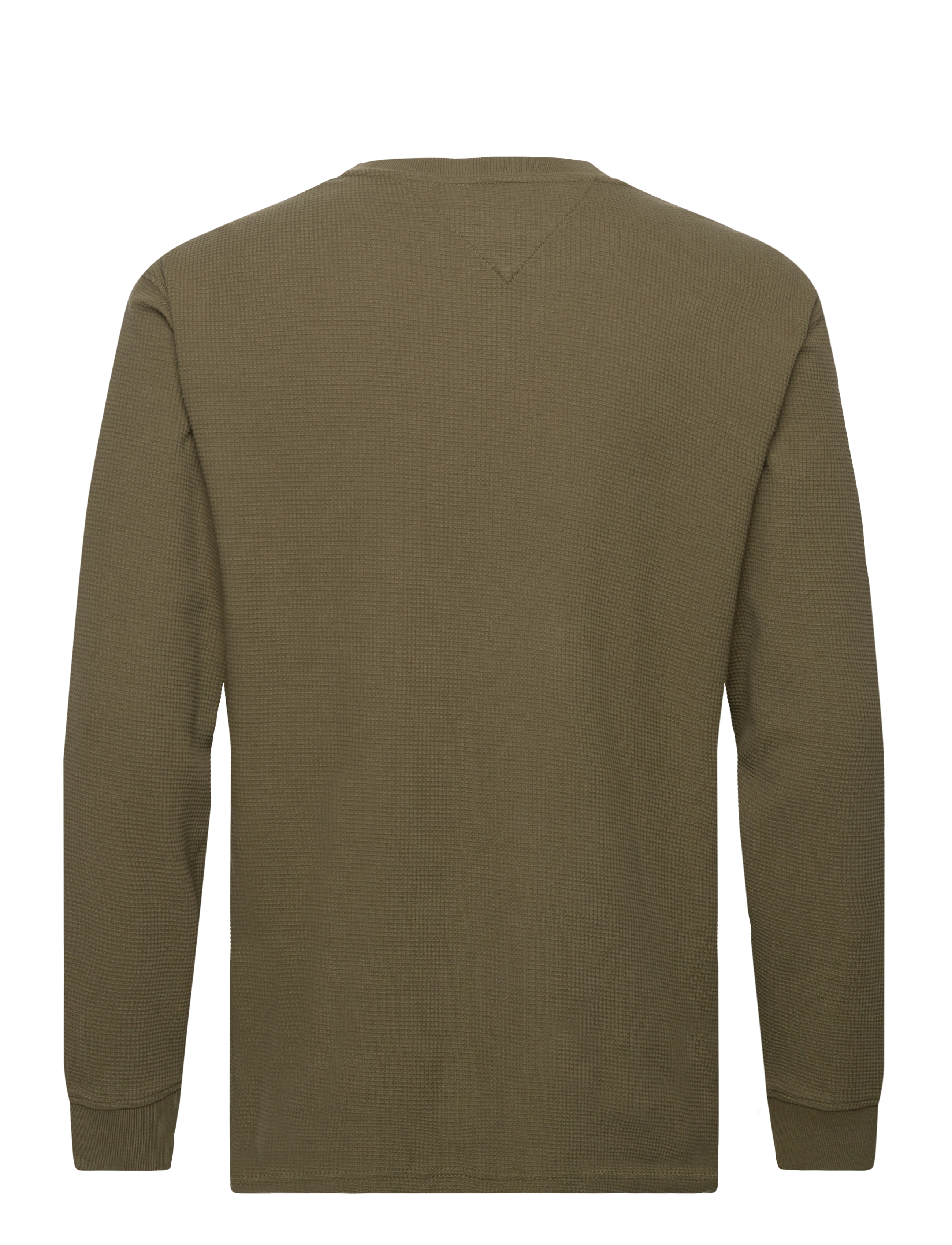 Tommy Jeans - TJM CLSC WAFFLE LS TEE - drab olive green - 1