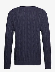 Tommy Jeans - TJM REG CABLE SWEATER - rundhals - twilight navy - 1