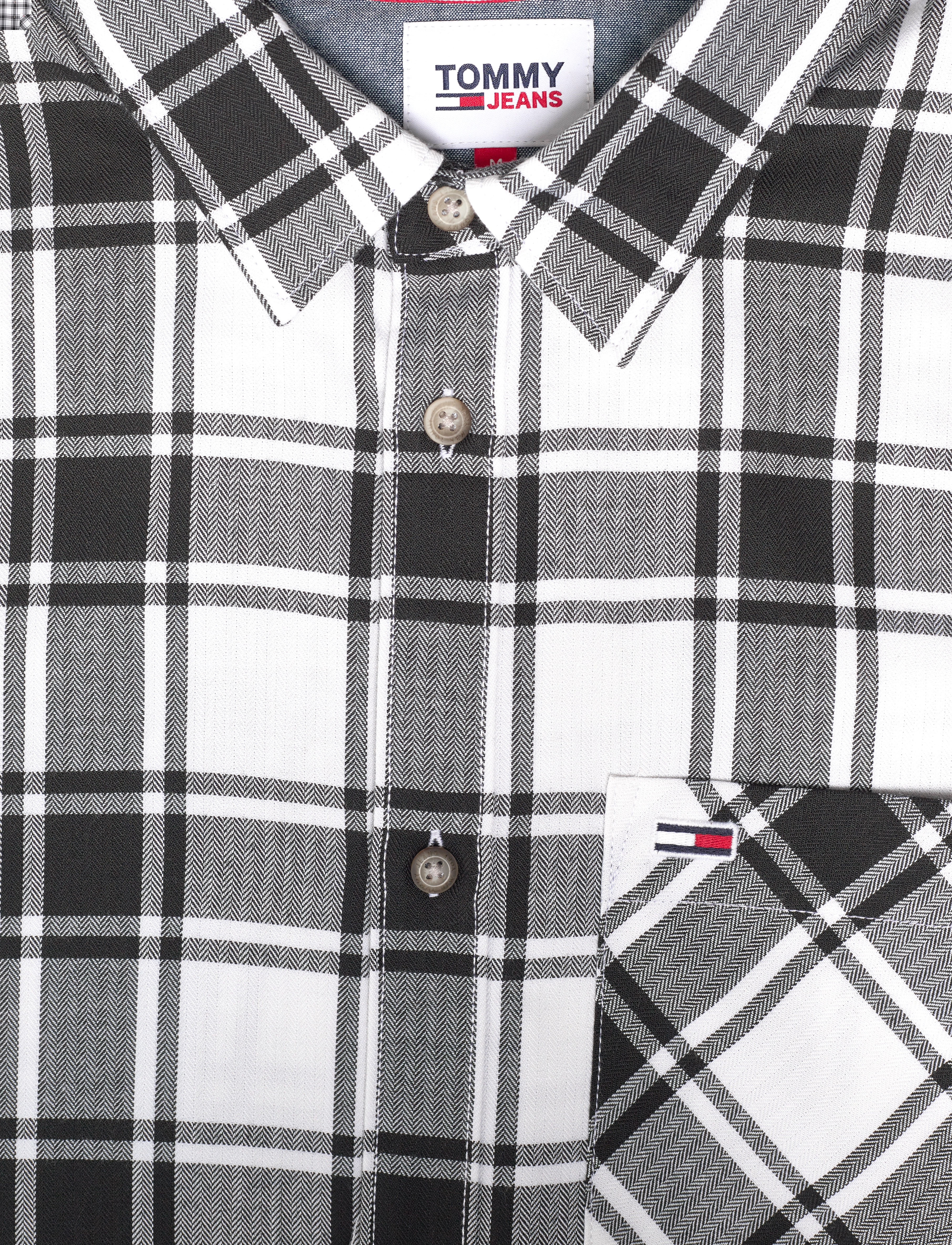 Tommy Jeans - TJM CHECK FLANNEL SHIRT - white / multi check - 3