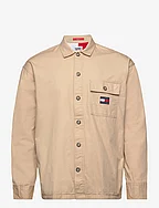TJM CLASSIC SOLID OVERSHIRT - TRENCH
