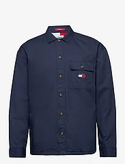 Tommy Jeans - TJM CLASSIC SOLID OVERSHIRT - vyrams - twilight navy - 0