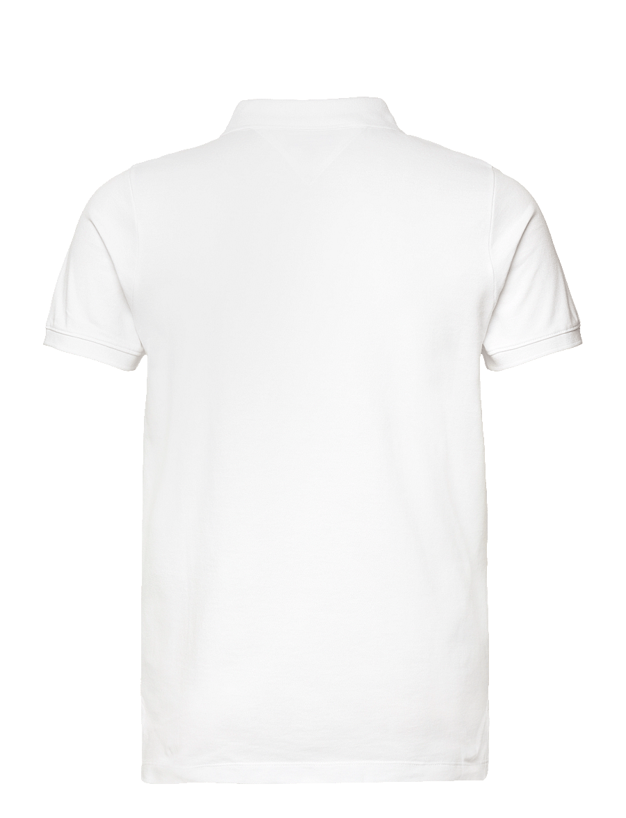 Tommy Jeans - TJM SLIM PLACKET POLO - kurzärmelig - white - 1