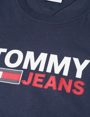 Tommy Jeans - TJM CORP LOGO TEE - kortärmade t-shirts - twilight navy - 3