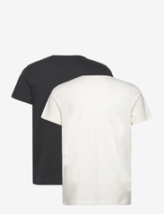 Tommy Jeans - TJM XSLIM 2PACK JERSEY TEE EXT - basic t-shirts - black / white - 1