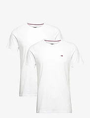 Tommy Jeans - TJM XSLIM 2PACK JERSEY TEE EXT - white / white - 0