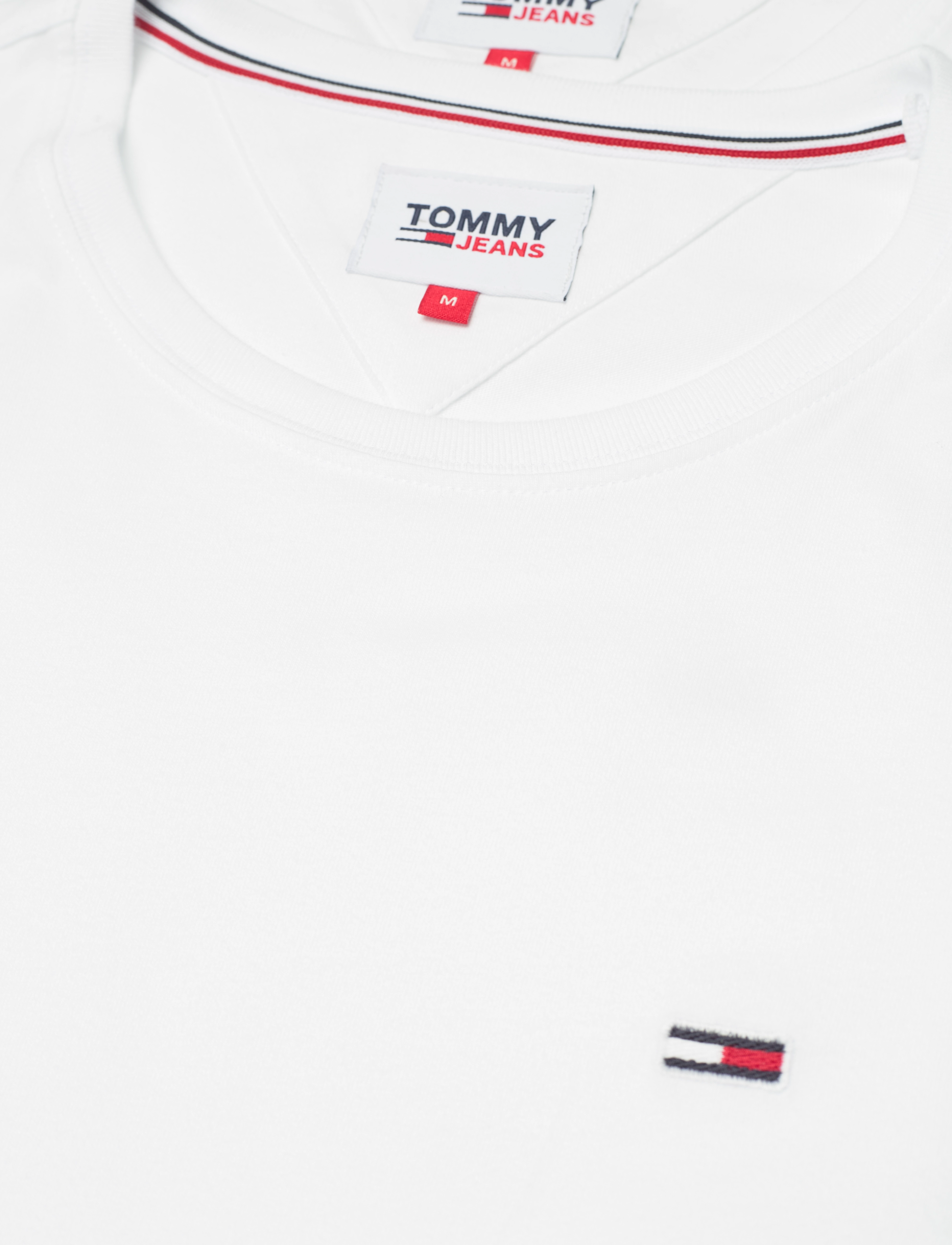 Tommy Jeans - TJM XSLIM 2PACK JERSEY TEE EXT - white / white - 1