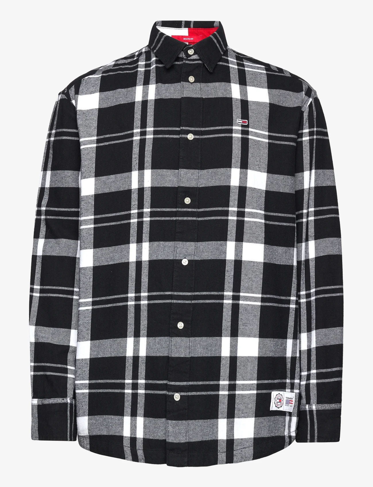 Tommy Jeans - TJM CHECK TWILL SHIRT - checkered shirts - black check - 0