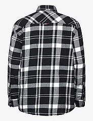 Tommy Jeans - TJM CHECK TWILL SHIRT - rutede skjorter - black check - 1
