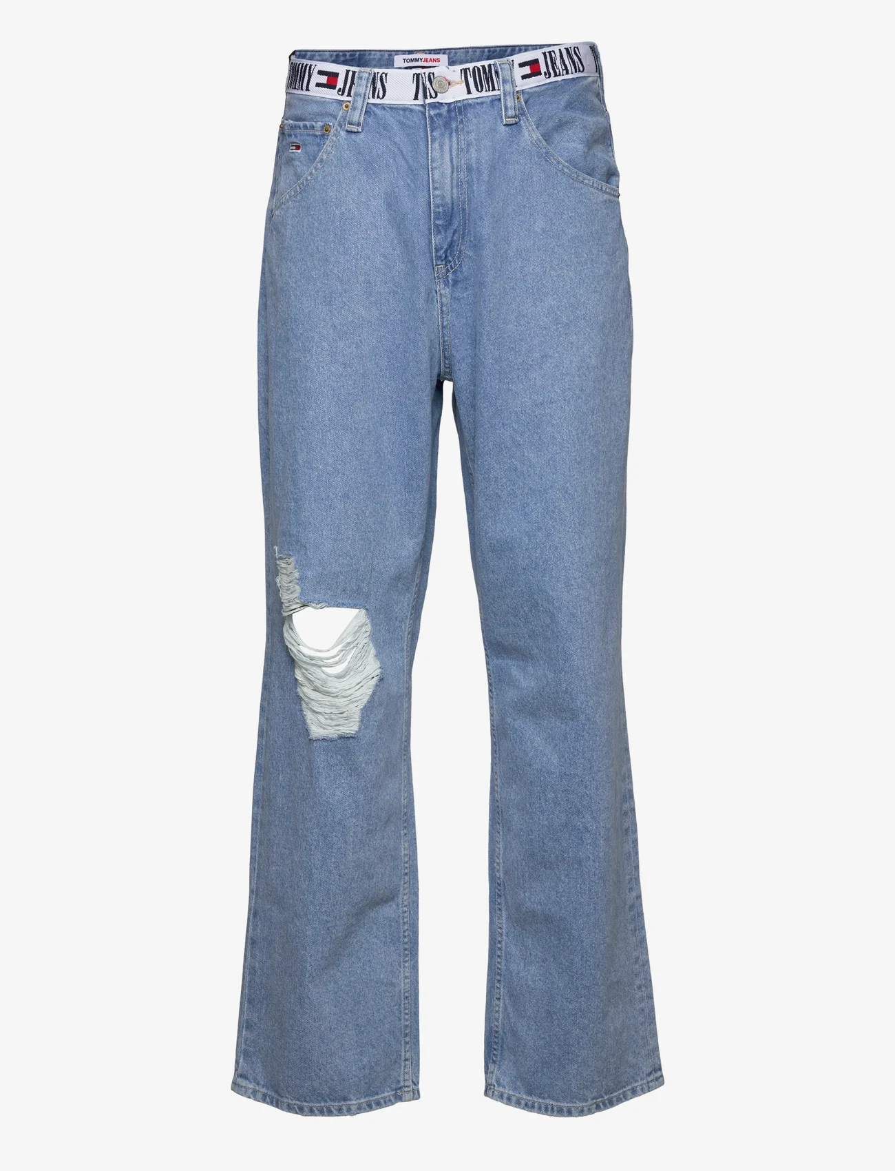 Tommy Jeans - AIDEN BAGGY JEAN AG7012 - brīva piegriezuma džinsa bikses - denim light 02 - 0