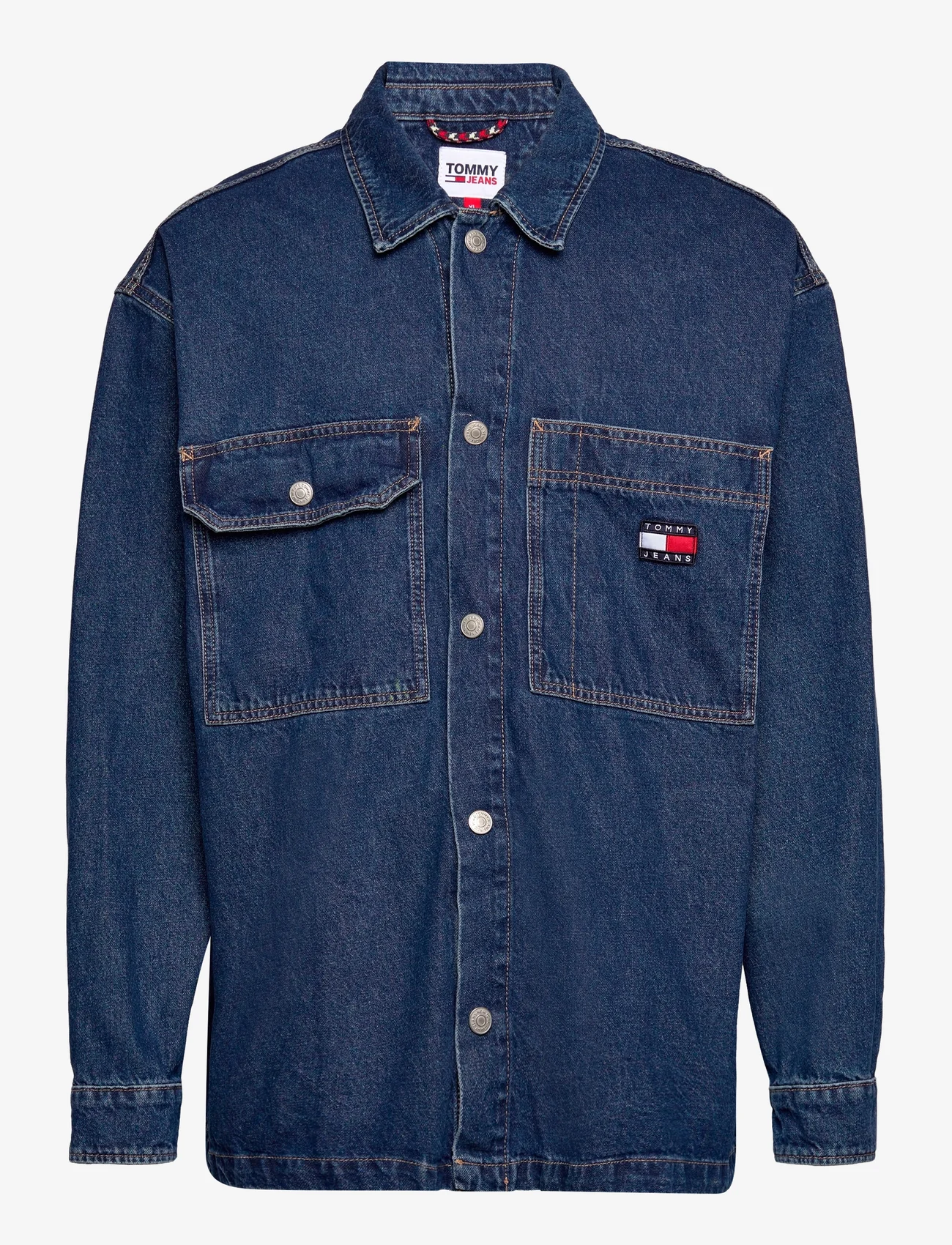 Tommy Jeans - WORKER SHIRT JACKET AG5035 - vårjackor - denim medium 02 - 0