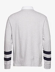 Tommy Jeans - TJM RLXD VARSITY RUGBY - long-sleeved polos - silver grey htr - 1