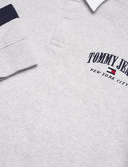 Tommy Jeans - TJM RLXD VARSITY RUGBY - pitkähihaiset - silver grey htr - 2