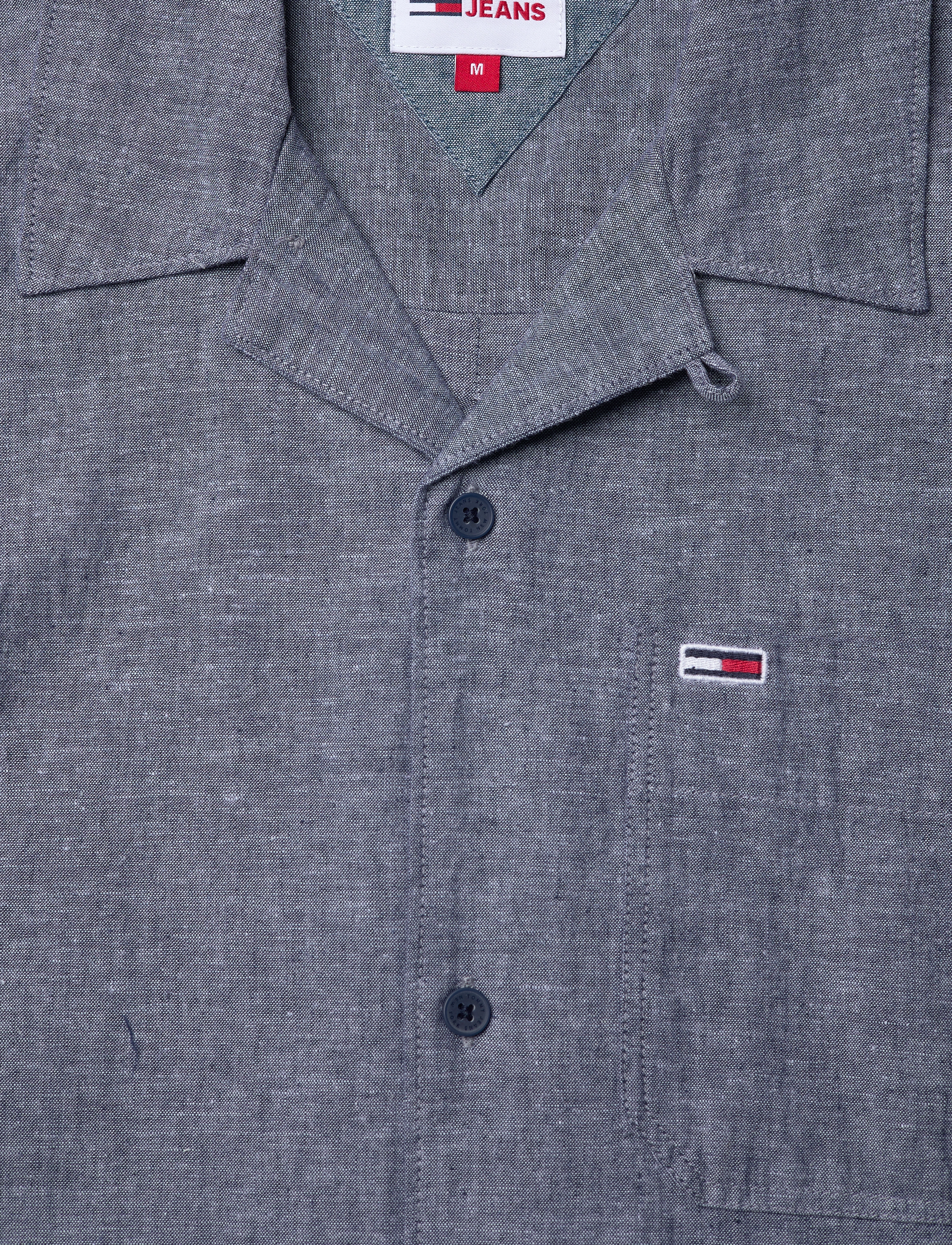 Tommy Jeans - TJM CLSC LINEN CAMP SHIRT - twilight navy - 2