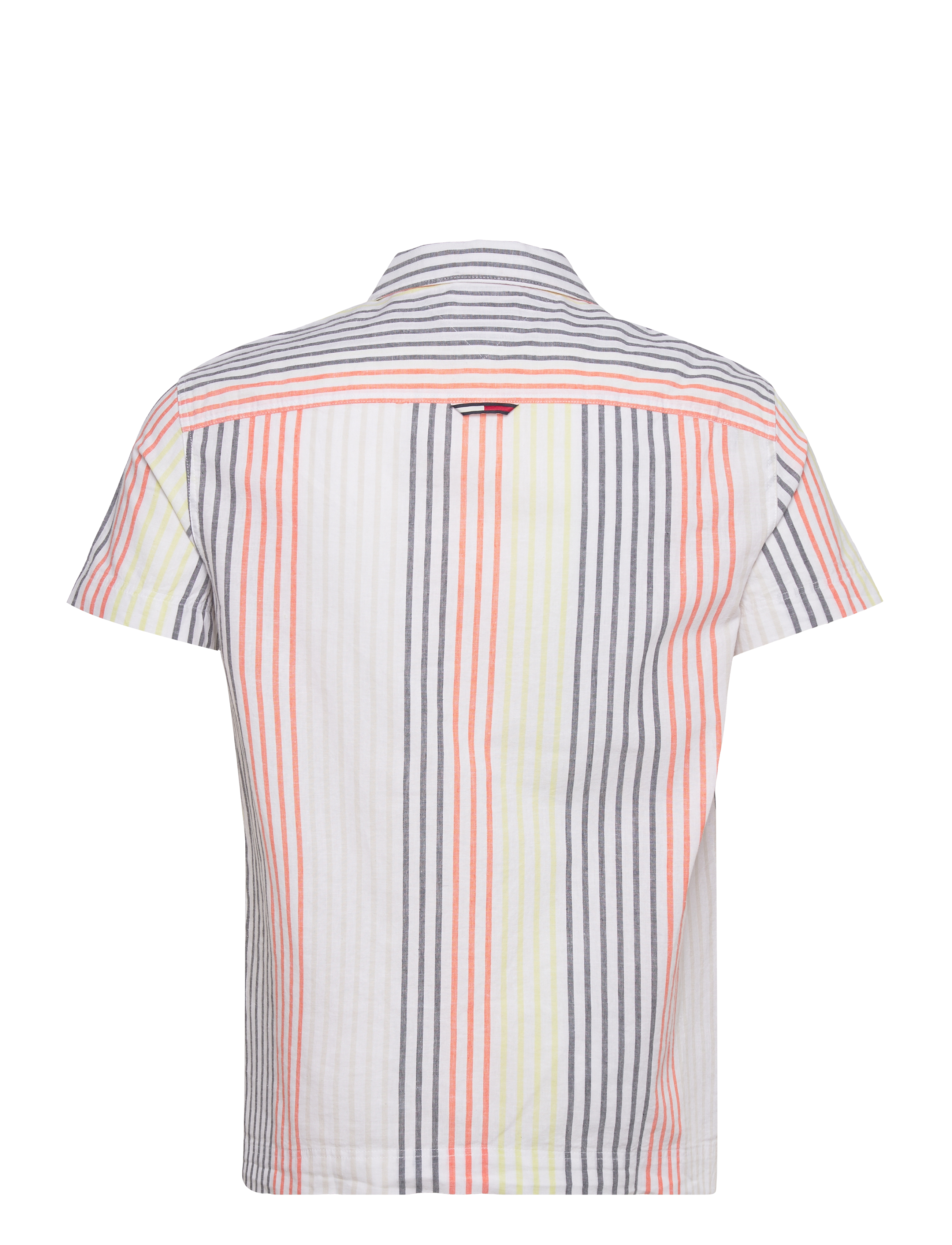 Tommy Jeans - TJM CLSC LINEN MINI STRIPE SHIRT - white / multi stripe - 1