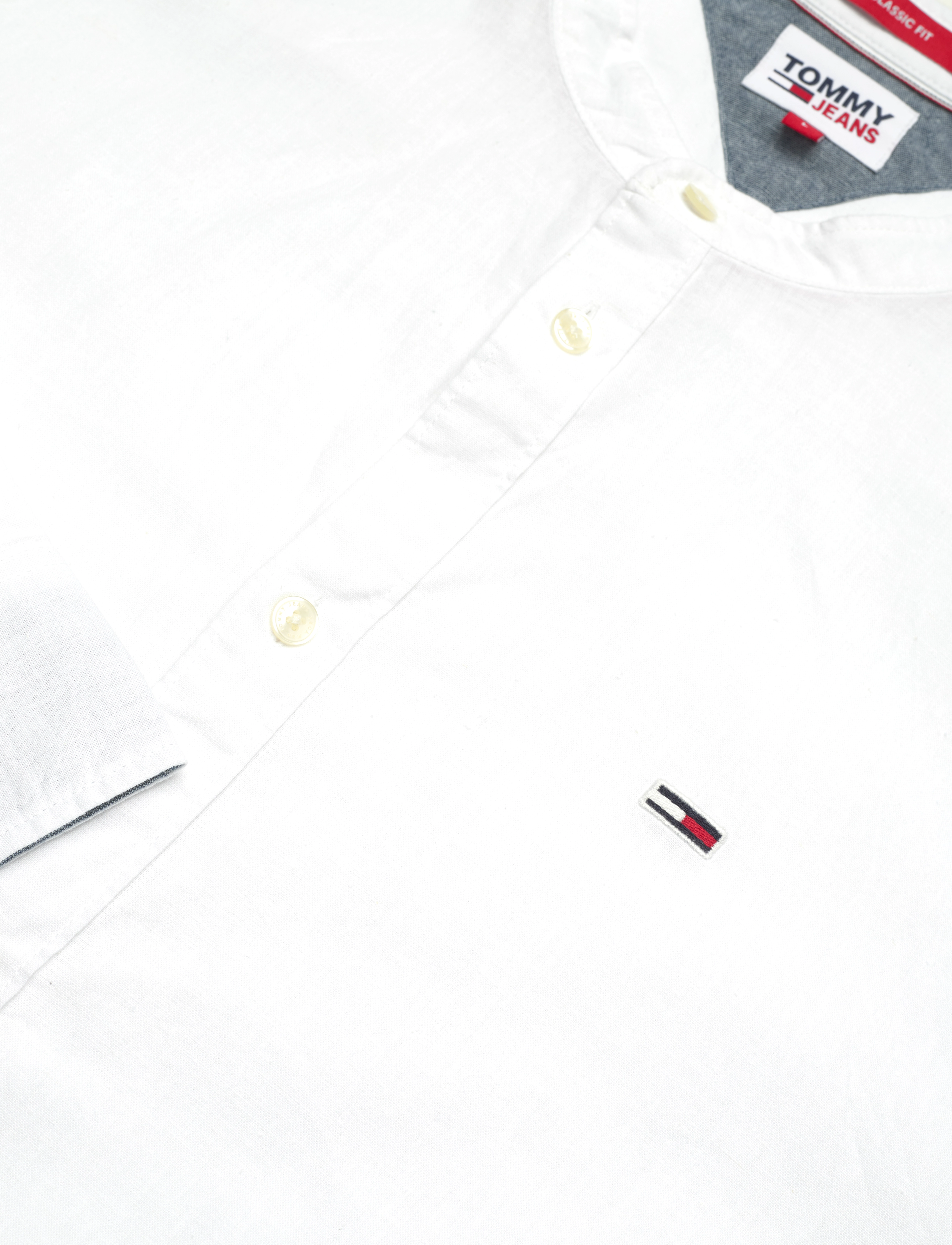 Tommy Jeans - TJM CLSC MAO LINEN BLEND SHIRT - white - 2