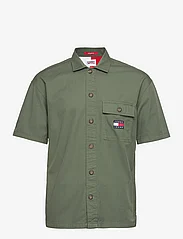 Tommy Jeans - TJM CLASSIC SOLID SS OVERSHIRT - men - avalon green - 0