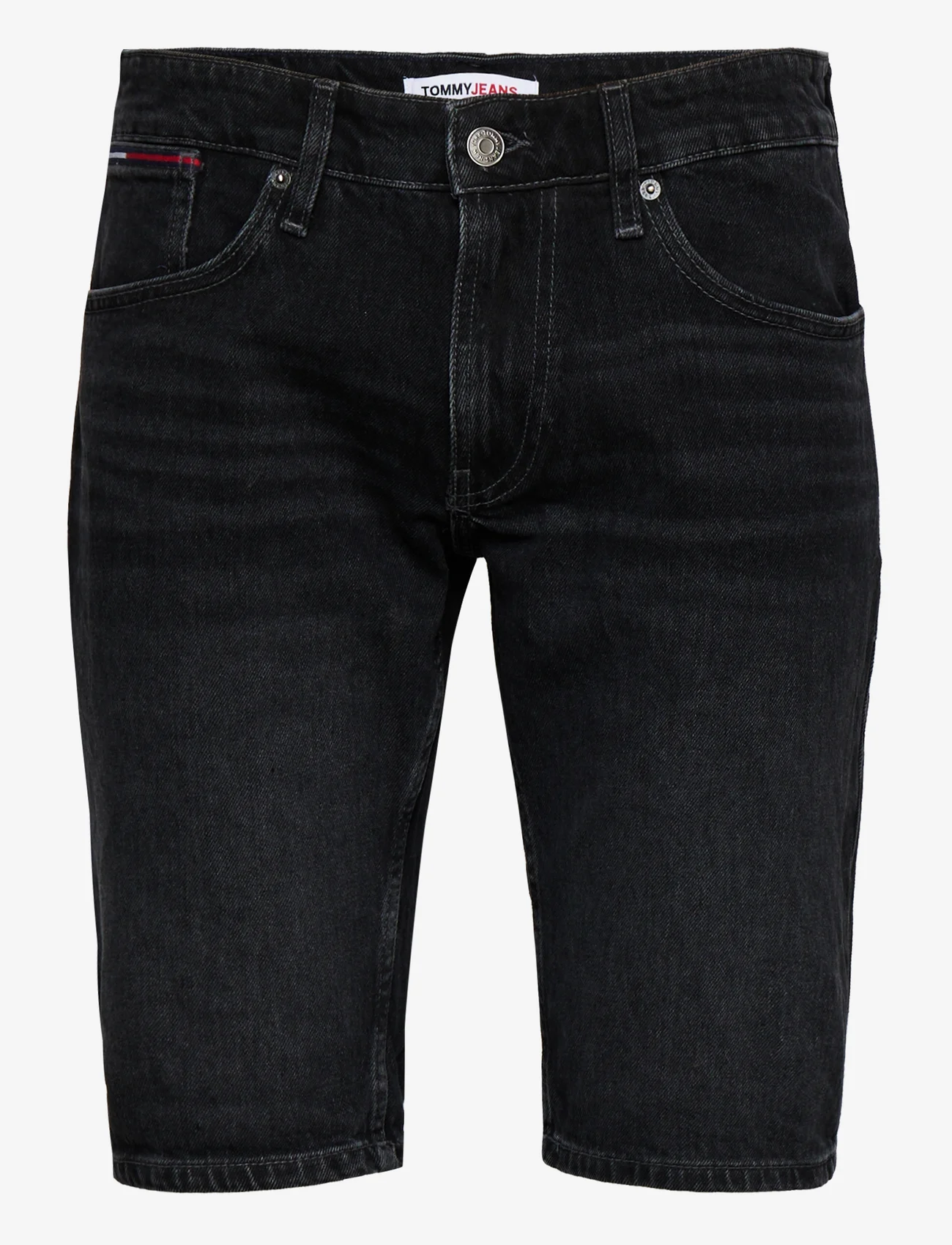 Tommy Jeans - RONNIE SHORT BG0181 - džinsa šorti - denim black - 0