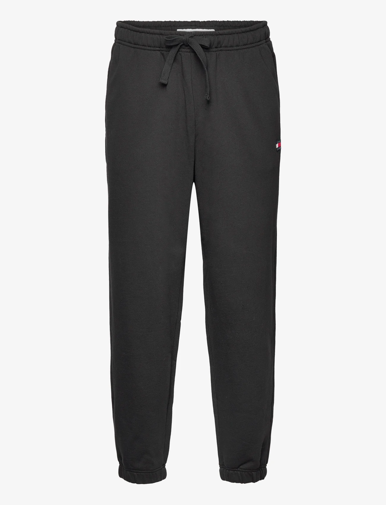 Tommy Jeans - TJM RLX SOLID XS BADGE SWEATPANT - spodnie dresowe - black - 0