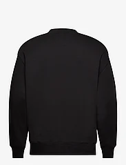 Tommy Jeans - TJM RLX XS BADGE CREW - sportiska stila džemperi - black - 1