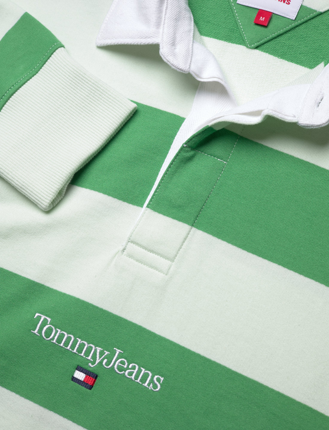 Tommy Jeans Tjm Serif Linear Stripe Rugby - Långärmade pikéer