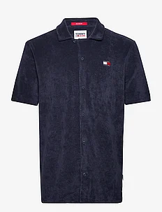 TJM RLX SS TOWELLING CAMP SHIRT, Tommy Jeans