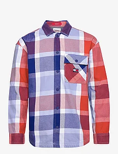 TJM TWILL CHECK OVERSHIRT, Tommy Jeans