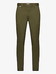 Tommy Jeans - TJM AUSTIN CHINO - chino's - drab olive green - 0