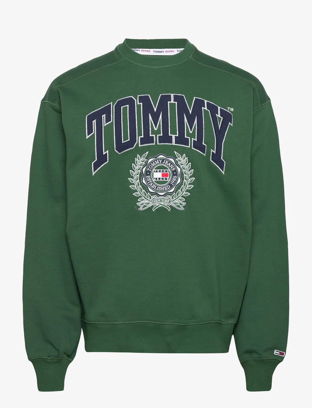 Tommy Jeans Tjm Boxy College Graphic Crew Sweatshirts Boozt