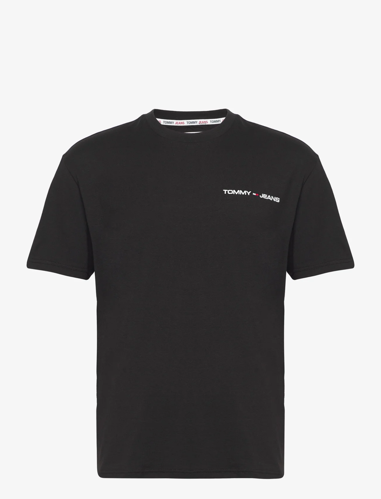 Tommy Jeans - TJM CLSC LINEAR CHEST TEE - black - 0