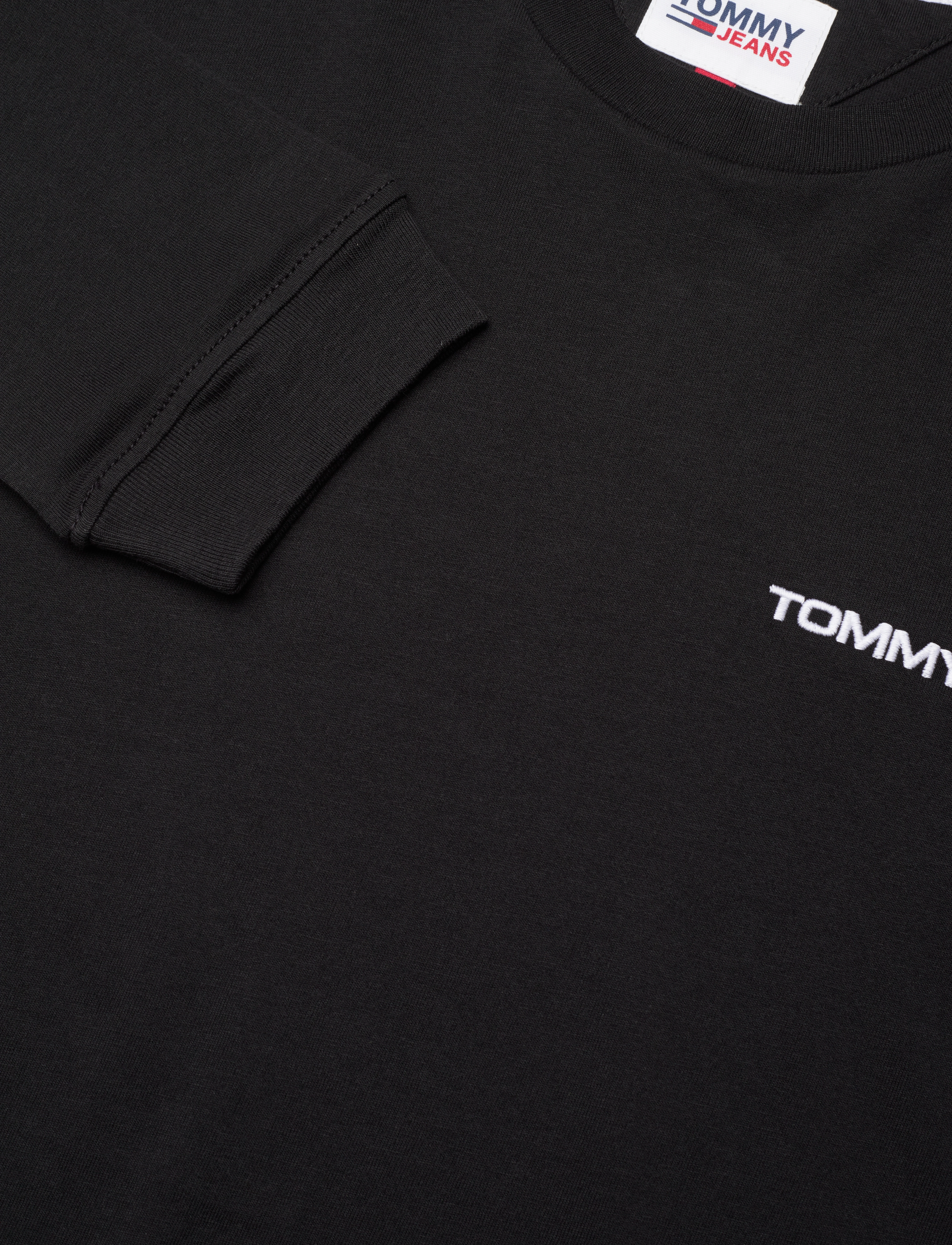 Tommy Jeans - TJM CLSC LINEAR CHEST L/S TEE - black - 2