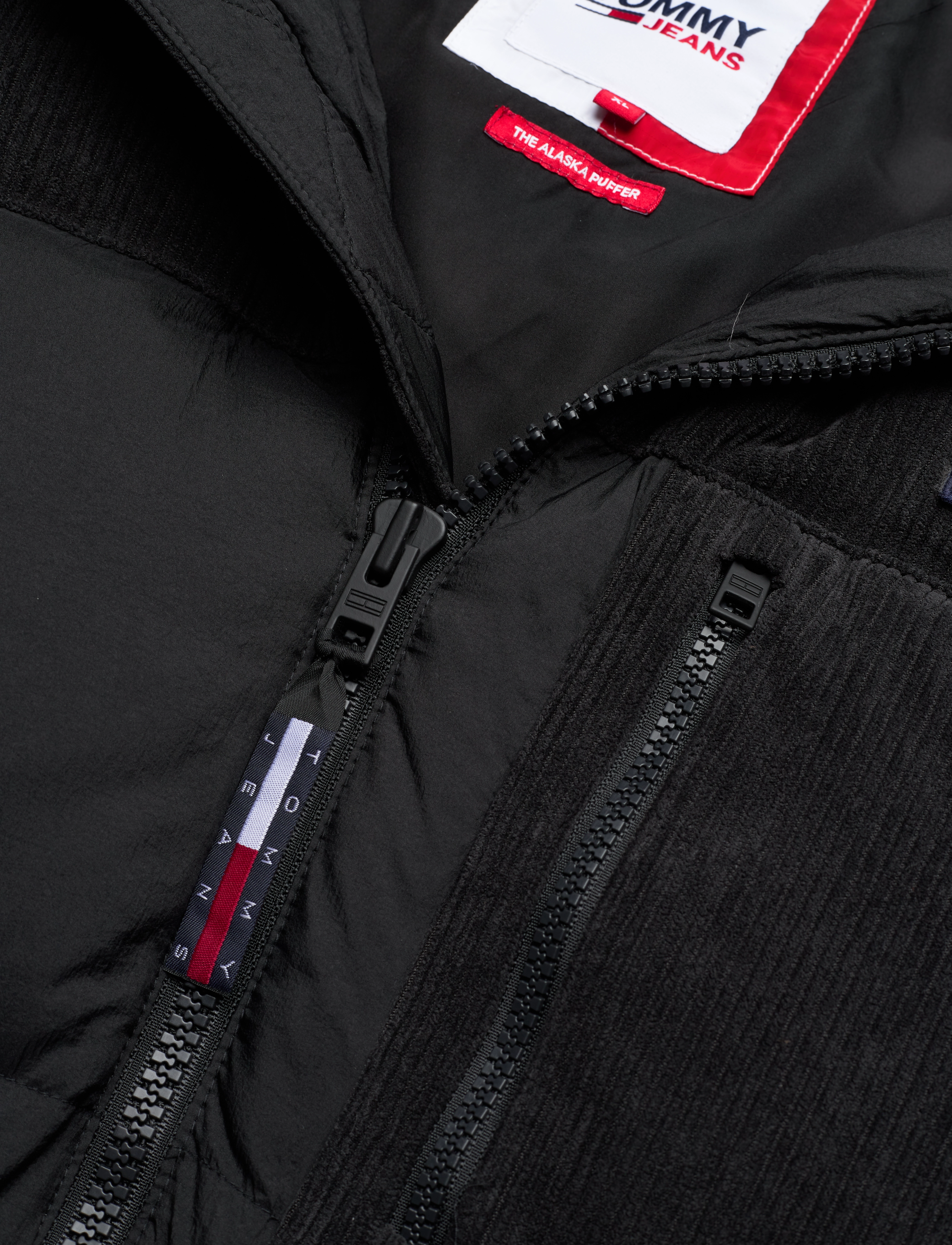 Tommy Jeans - TJM CORD MIX ALASKA PUFFER - black - 2