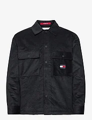 Tommy Jeans - TJM SHERPA LINED CORD OVERSHIRT - mehed - black - 0