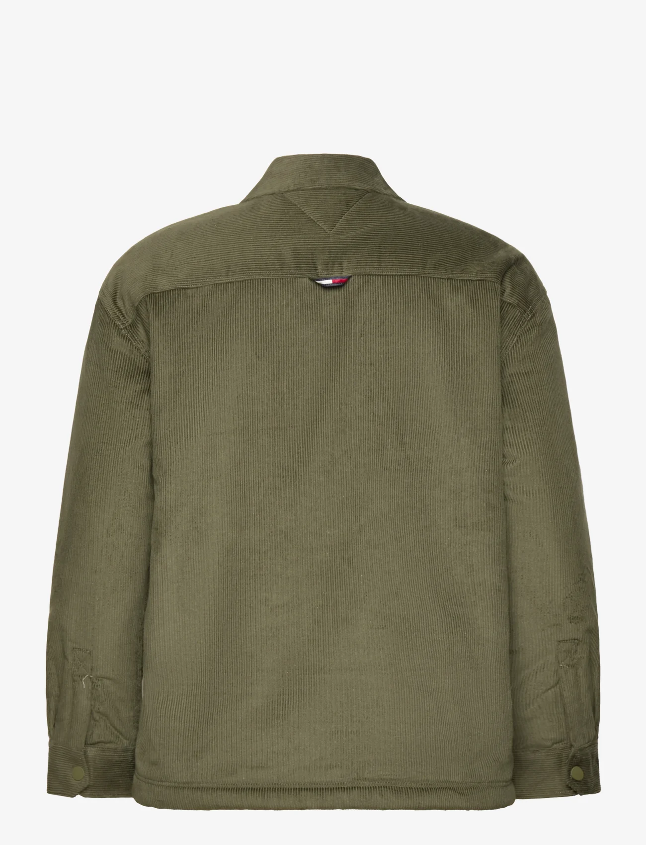 Tommy Jeans - TJM SHERPA LINED CORD OVERSHIRT - mænd - drab olive green - 1