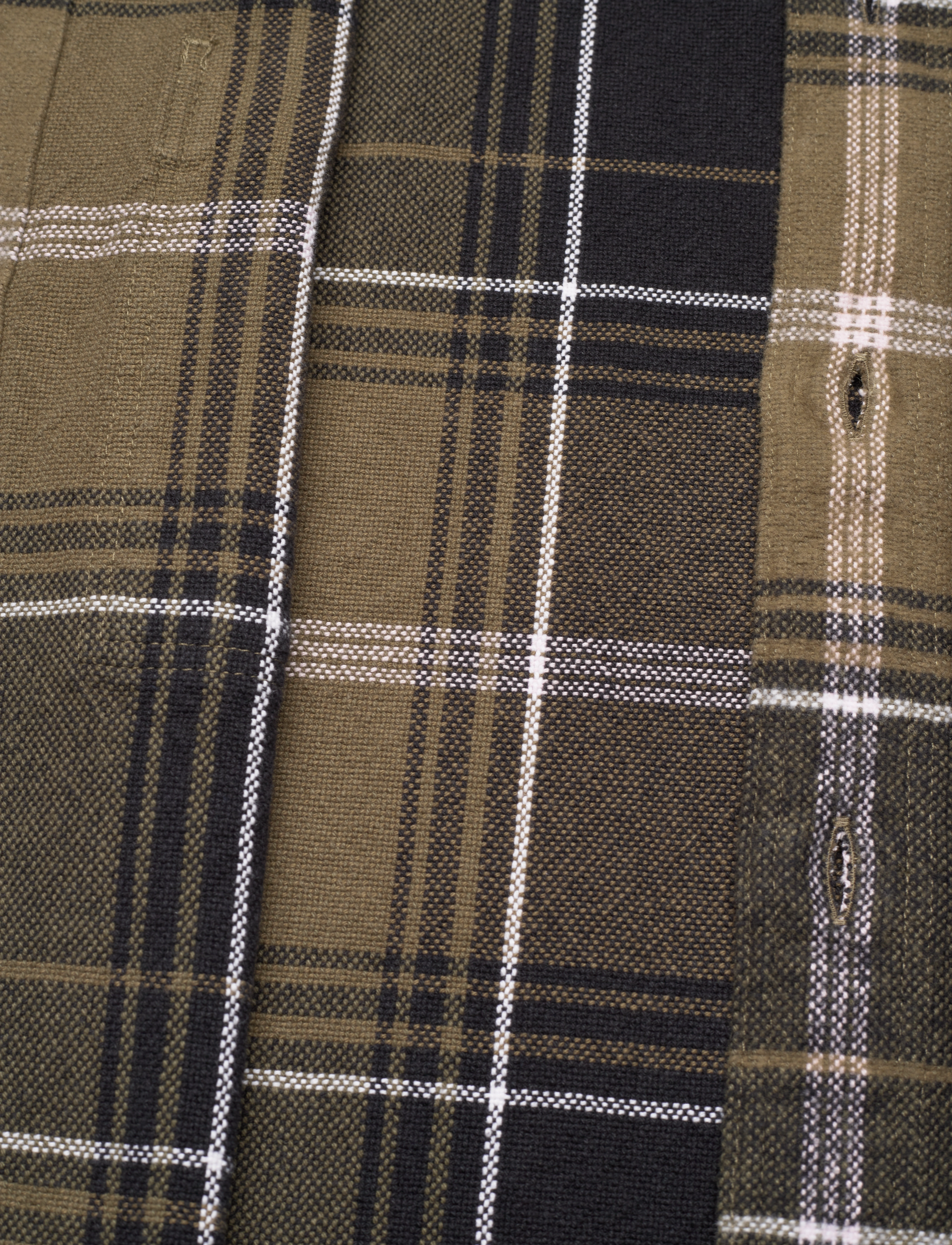 Tommy Jeans - TJM BRUSHED CHECK OVERSHIRT - drab olive green check - 4