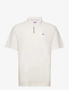 TJM RLX BRANDED PLACKET POLO, Tommy Jeans