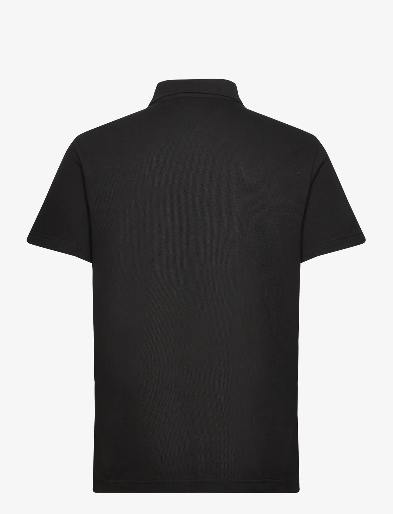 Tommy Jeans - TJM RLX BRANDED PLACKET POLO - polo marškinėliai trumpomis rankovėmis - black - 1