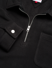 Tommy Jeans - TJM RLX SIGNATURE 1/2 ZIP FLEECE - sweatshirts - black - 2