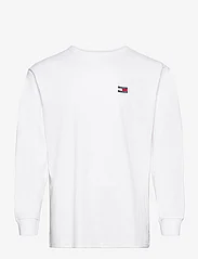 Tommy Jeans - TJM CLSC XS BADGE L/S TEE - basic t-shirts - white - 0